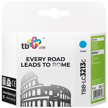 TB Print Ink for Brother DCPJ722 DW Cyan TBB-LC3213C 100% new
