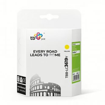 TB Print Ink for Brother MFC-J23 30DW Yellow TBB-LC3619Y