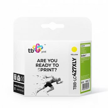 TB Print Ink for Brother MFC-J5955DW TBB-LC427XLY 100% new yellow