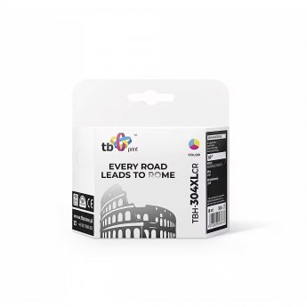 TB Print Ink for HP DJ 3700 TBH-304XLCR BK reman.