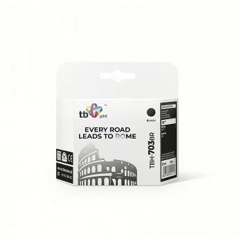 TB Print Ink HP DJ D730/F735 Black remanufactured TBH-703BR (HP No. 703 CD887AE)