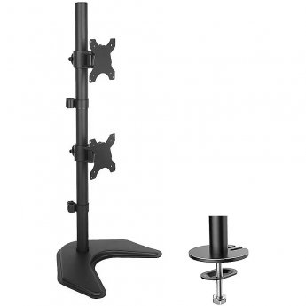 Techly Desk stand for 2 monitors, 13-27"