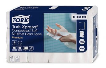 Tork Xpress Soft vairākkārt saspiesti, mīksti papīra dvieļi, H2 100888