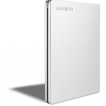 Toshiba Canvio Slim, 1TB, Silver, Alu Finish