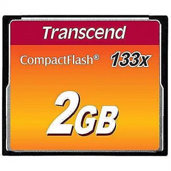 Transcend 133x, 2GB, Compact Flash Card