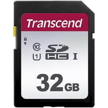 Transcend 300S, SDHC, 32GB, Class 10, UHS-I, U1