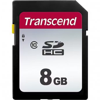 Transcend 300S, SDHC, 8GB, Class 10