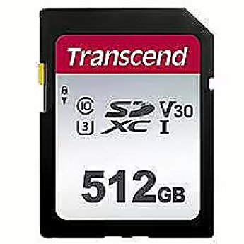 Transcend 300S, SDXC, 512GB, UHS-I, U3, V30