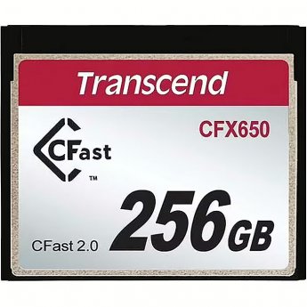 Transcend CFX650, 256GB, Compact Flash Card