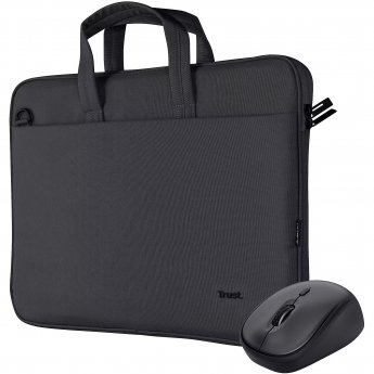 Trust Bologna Topload + Mouse, 16", Black