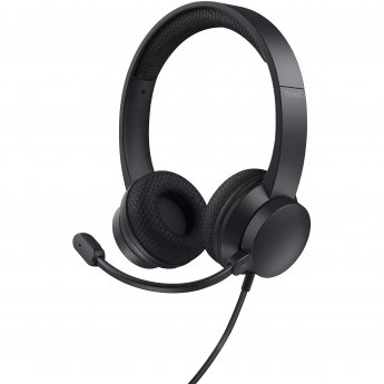 Trust HS-260 Headset Wired Neck-band Office/Call center USB Type-A Black