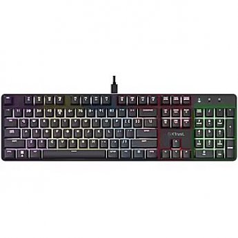 Trust Klaviatūra Trust GXT 871 Zora Black