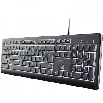 Trust Primo Beleuchtete keyboard Home/Office USB QWERTY US English Black