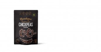 Turku zirņi ROUNDOOZE, grauzdēti, tumšajā šokolādē, 150g