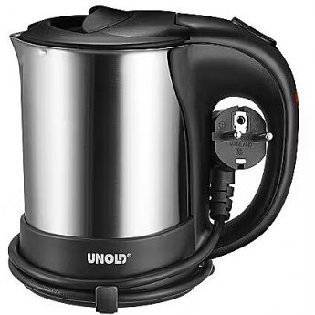 Unold 18575, Stainless steel/Black - 2 cups, 2 teaspoons included