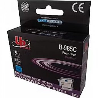 Uprint Tintes kārtridžs UPrint Brother LC985CY Cyan
