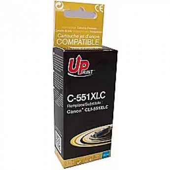 Uprint Tintes kārtridžs UPrint Canon CLI-551XLCY Cyan