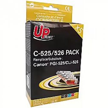 Uprint Tintes kārtridžs UPrint Canon PGI-525/CLI-526 Multipaka