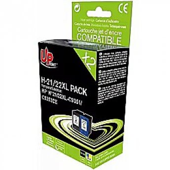 Uprint Tintes kārtridžs UPrint HP 21/22XL Multipaka