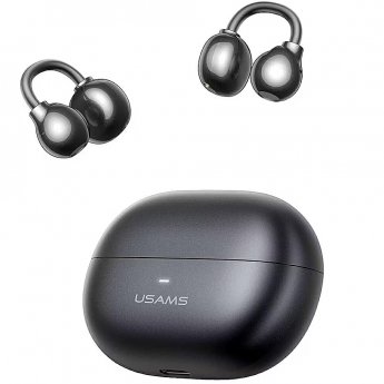 USAMS Bluetooth headphones R02 Clip-on grey