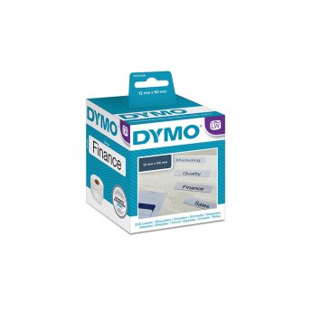 Uzlīmes DYMO Labelwriter, 50 x 12 mm, 220 uzlīmes rullītī, baltas