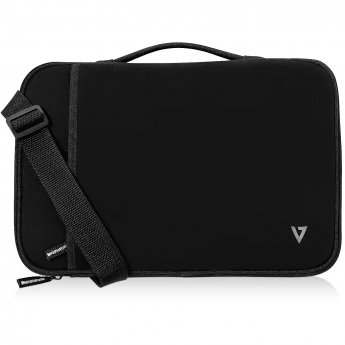 V7 SLEEVE ELITE 12.2 INCH BLACK DETACHABLE STRAPS AND HANDLES