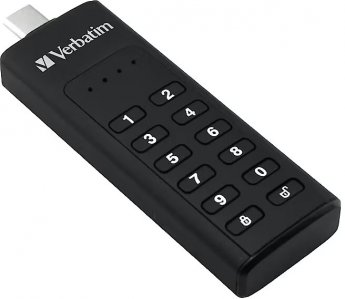Verbatim Atmiņa Verbatim 64GB Keypad Secure USB 3.2 USB-C