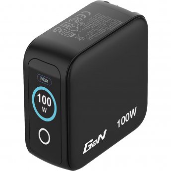 Verbatim Mini GaN Charger 100W with Display