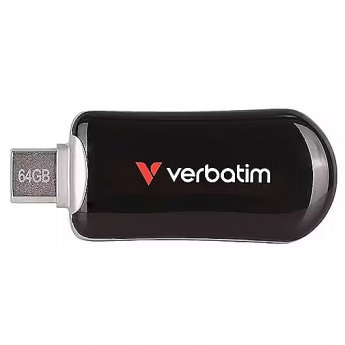 Verbatim Pendrive Plectra 64GB USB-C 100MB/s 30224 BK