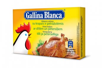 Vistas buljons ar dillēm un pētersīļiem GALLINA BLANCA, 8x10g