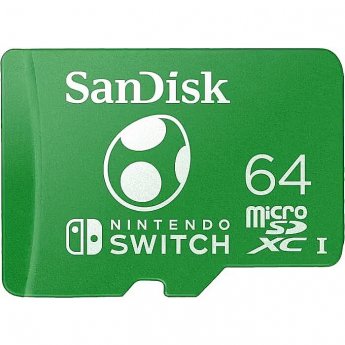 Western Digital Nintendo Switch Yosi Edition, microSDXC, 64GB, UHS-I, U3, V30