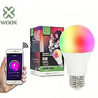 WOOX R9074 Inteligentna smart żarówka WiFi LED RGB CCT 10W E27