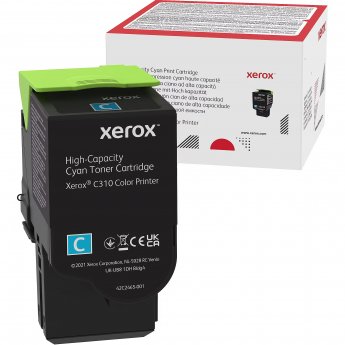 Xerox C310 CYAN HIGH CAPACITY TONER CARTRIDGE (5500 PAGES)