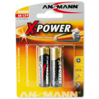 X-Power High Performance baterijas, AA, LR6, 2 gab.