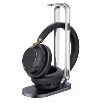 Yealink BH76 Plus with Charging Stand Teams, Black, USB-C/A