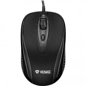 Yenkee USB wired mouse, 4 buttons, YMS 1025 BK, optical