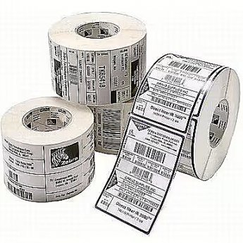 Zebra LABEL POLYETHYLENE 76X25MM TT 3100T GLOS PERM ADHES 76MM CORE